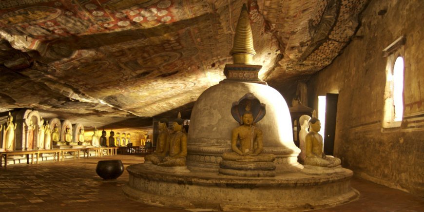 Buddhalainen luolatemppeli, Sri Lanka